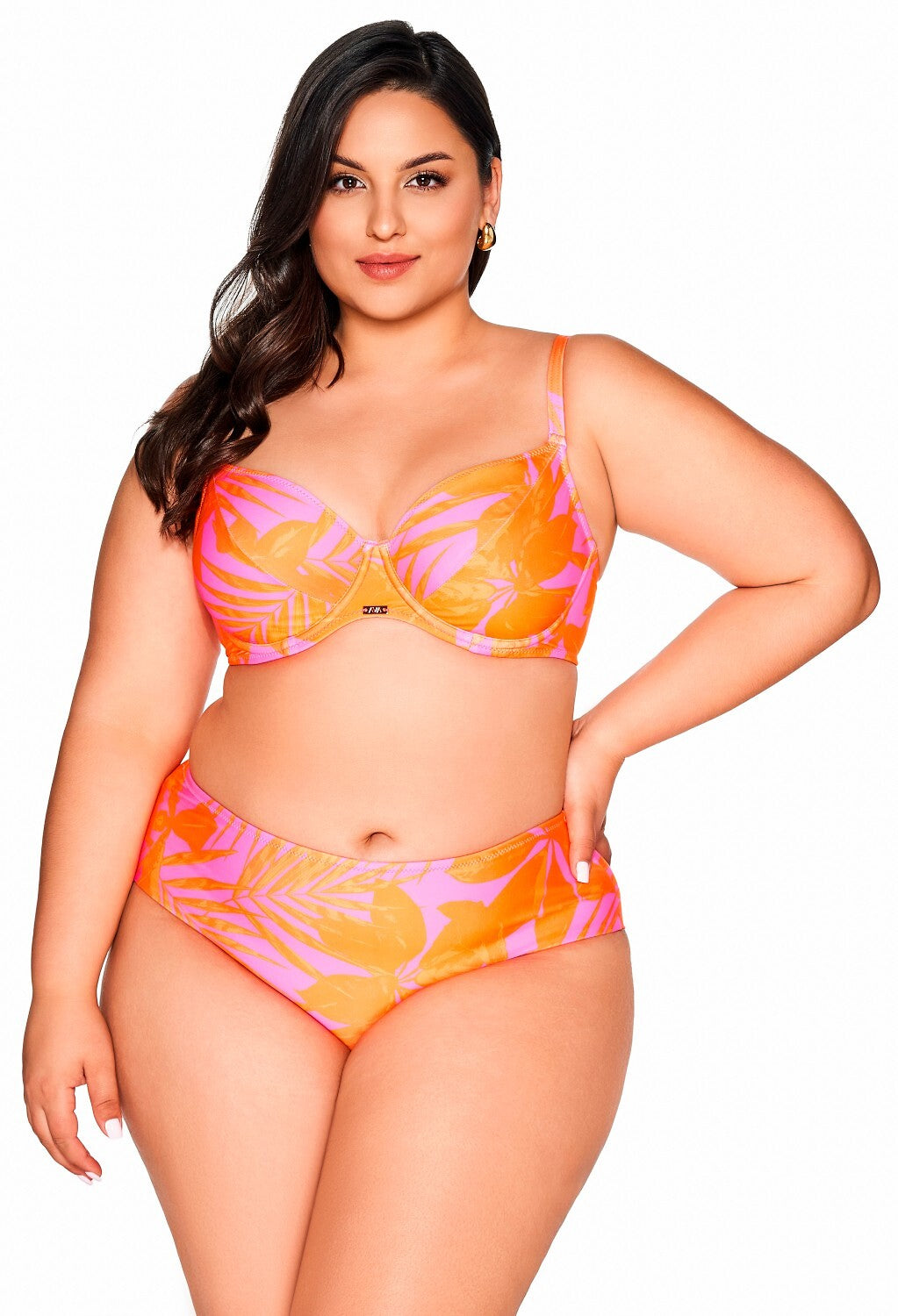 Slip bikini brasiliano - tangerine