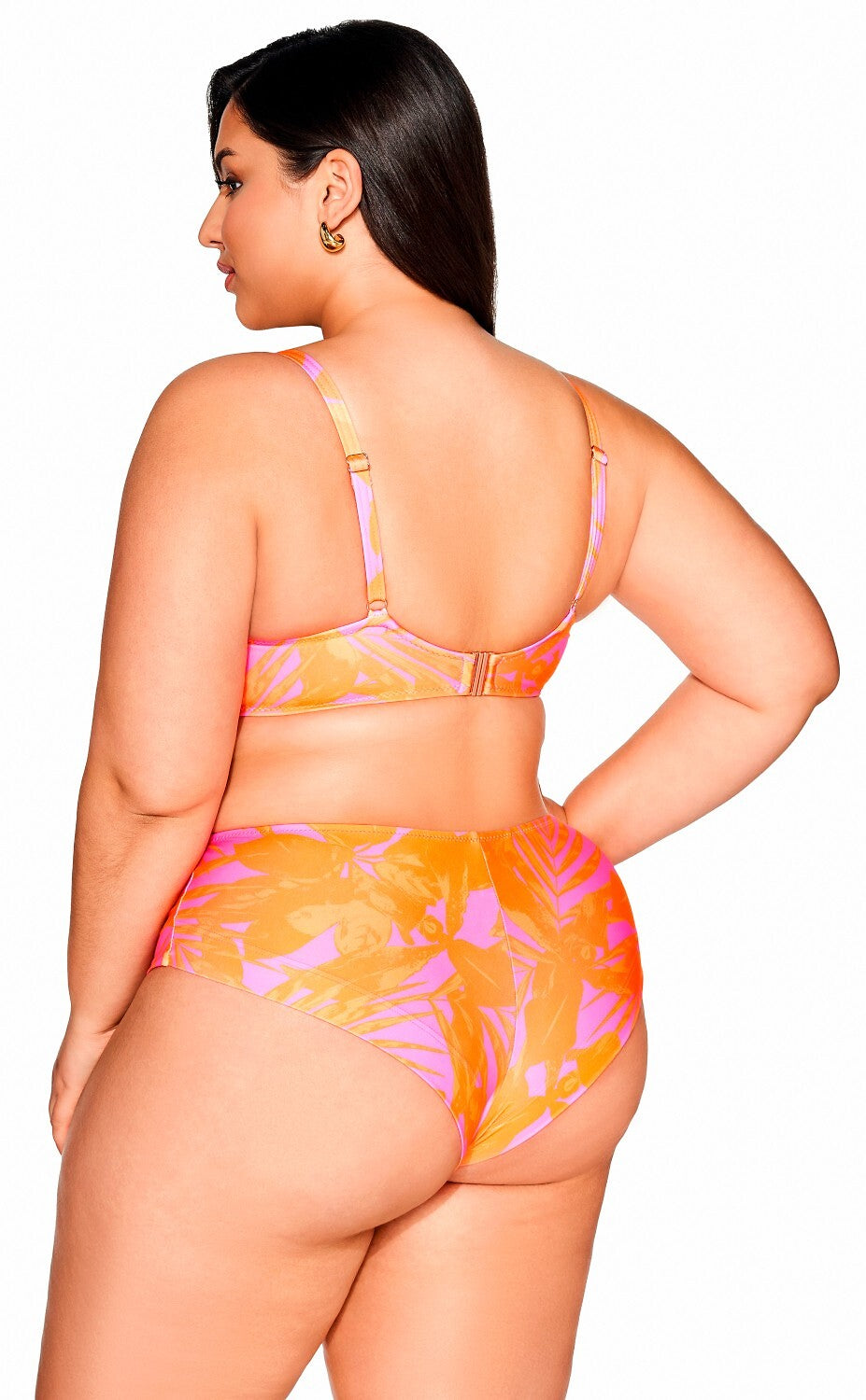 Slip bikini brasiliano - tangerine