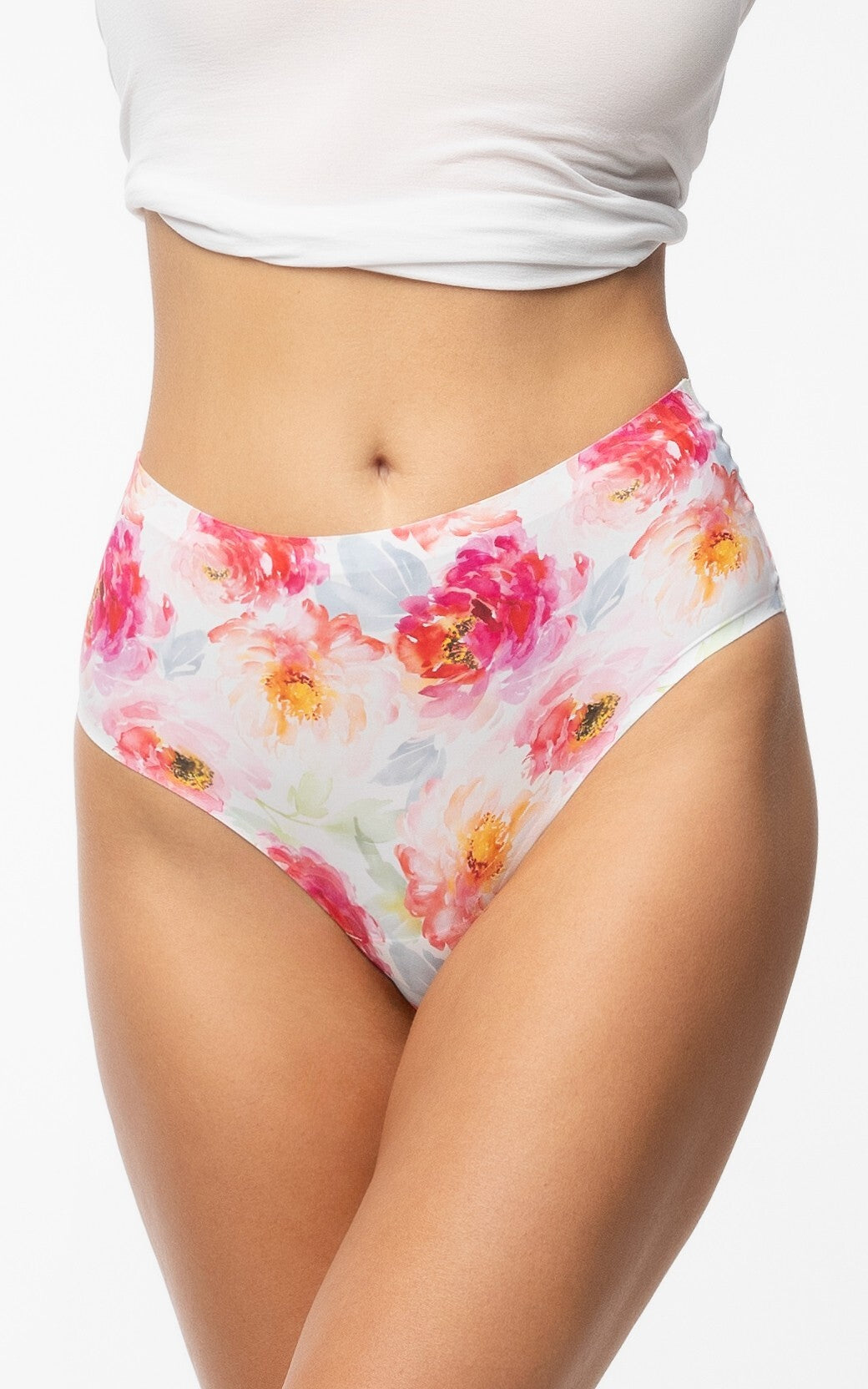 Slip brasiliani da donna a vita alta peony simple brasil