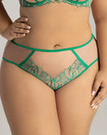 Slip brasiliano da donna - emerald green - 2160/b