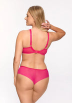Slip brasiliano da donna in pizzo e tulle - cintia ariel
