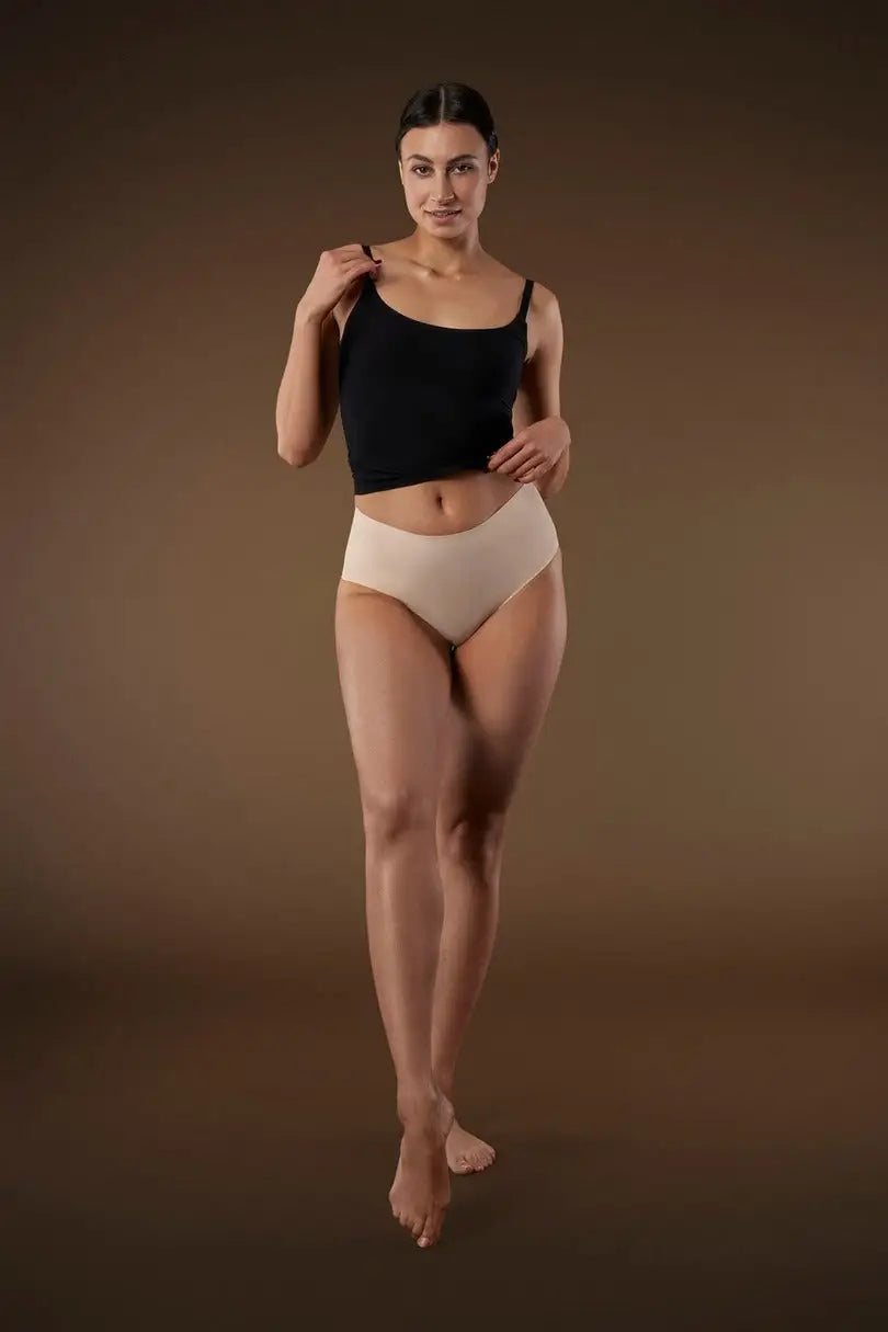 Slip brasiliano da donna a vita alta invisibile - simple