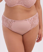 Slip classico – pizzo ajouré e microfibra liscia (evelyn)