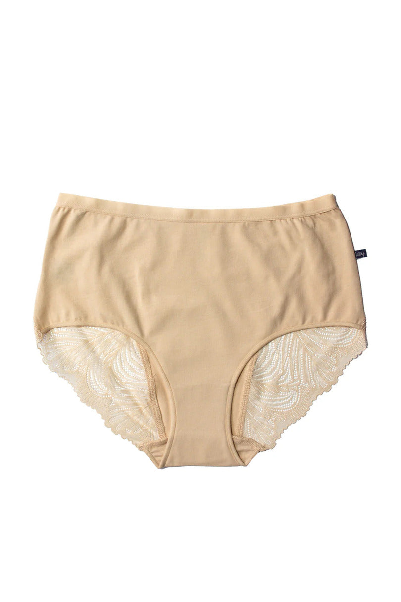 Slip da donna a vita alta con pizzo lpf 112 pack da 2 pezzi