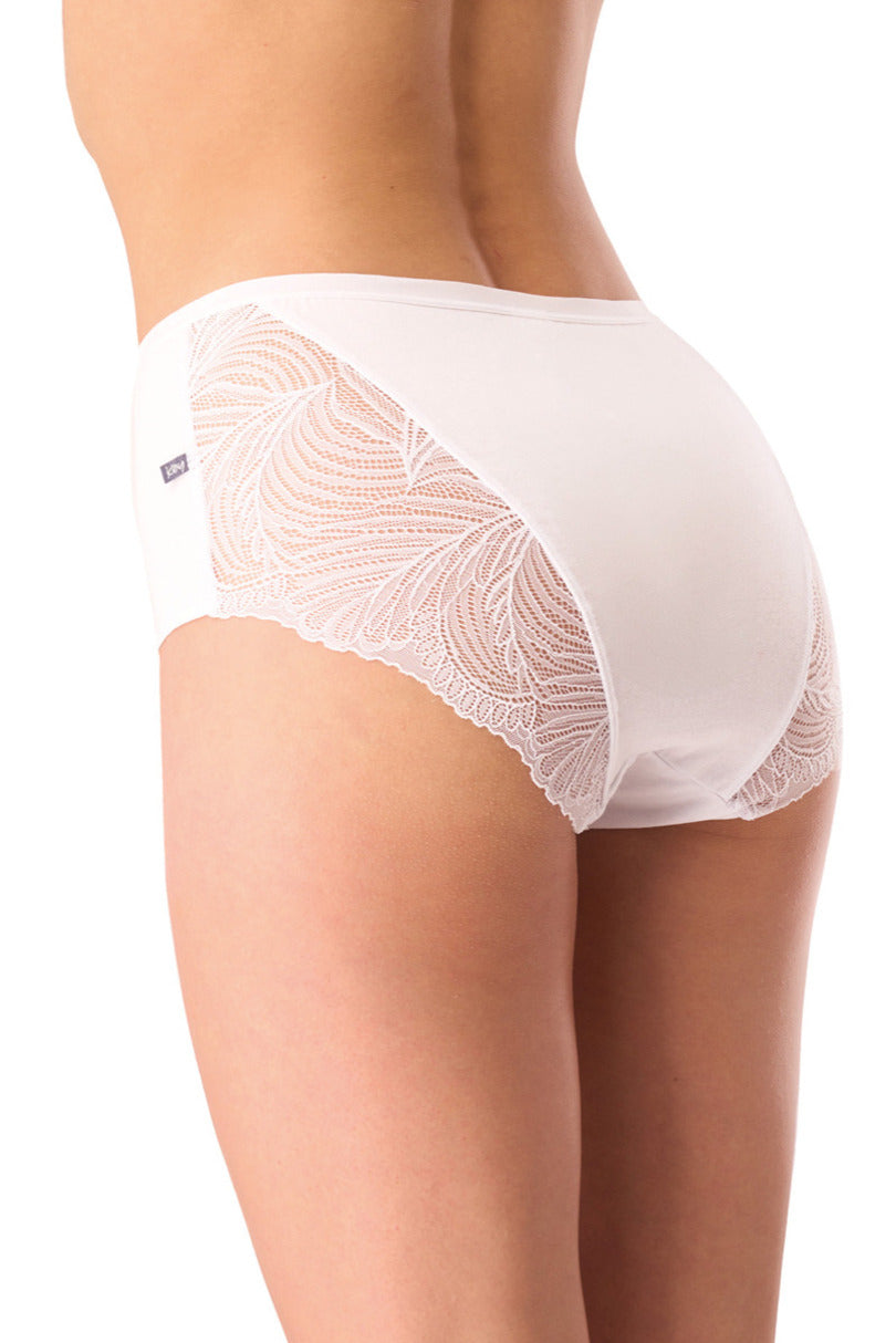 Slip da donna a vita alta con pizzo lpf 112 pack da 2 pezzi