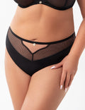 Slip da donna a vita alta - ida - nero