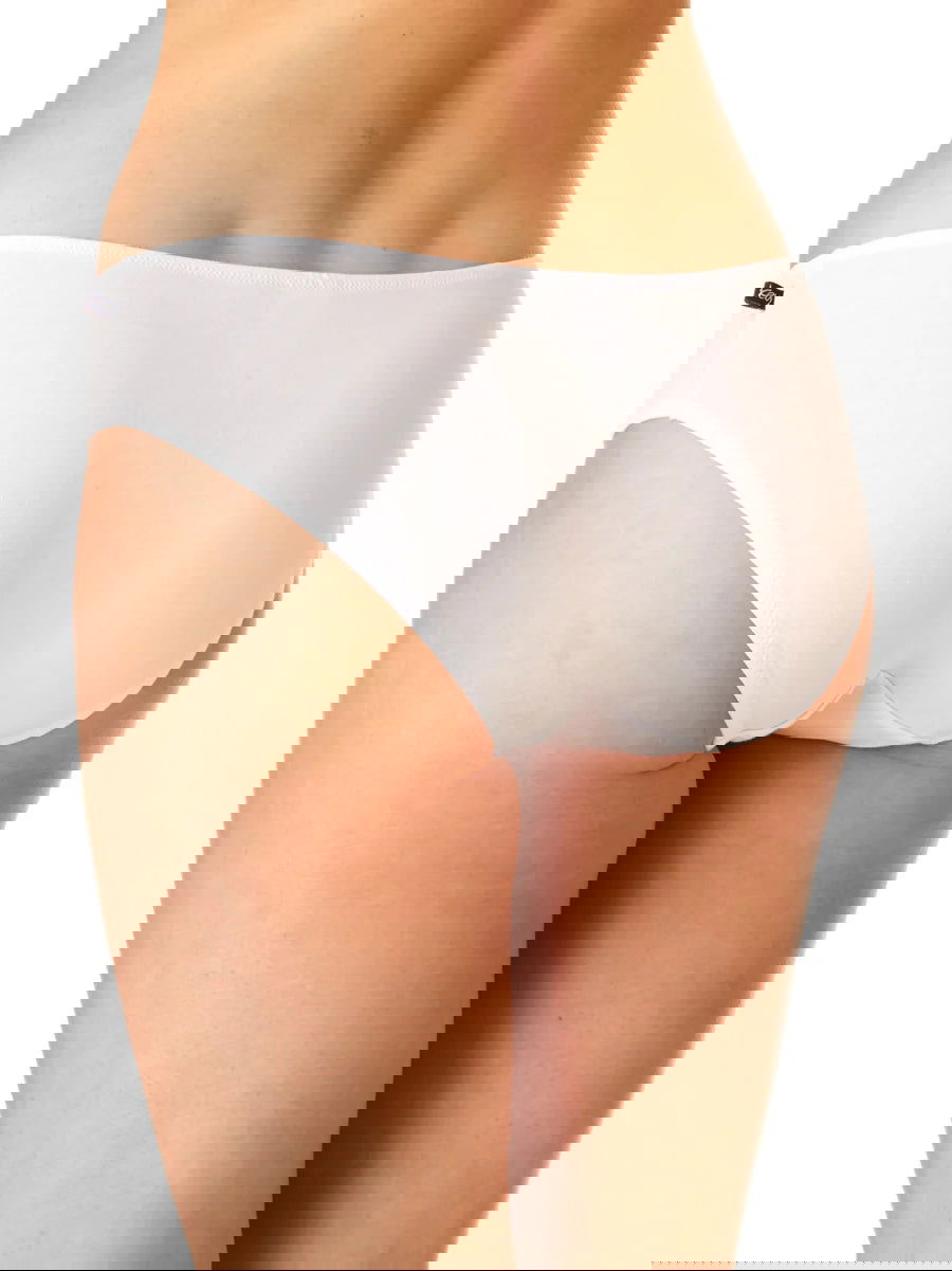 Slip da donna in cotone elasticizzato | pack da due pezzi