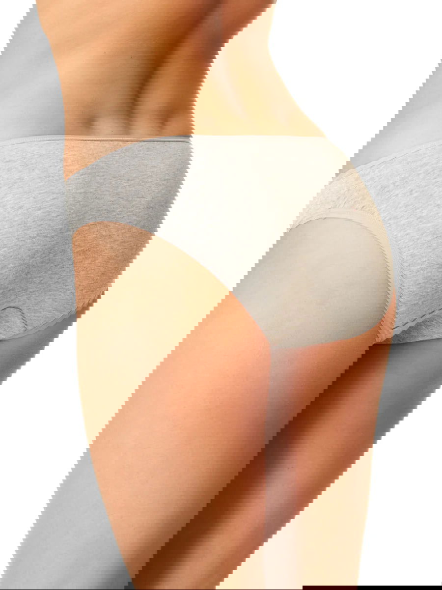 Slip da donna in cotone elasticizzato | pack da due pezzi
