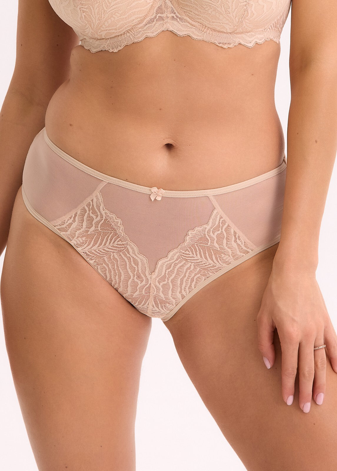 Slip da donna in pizzo - isla jessia - beige