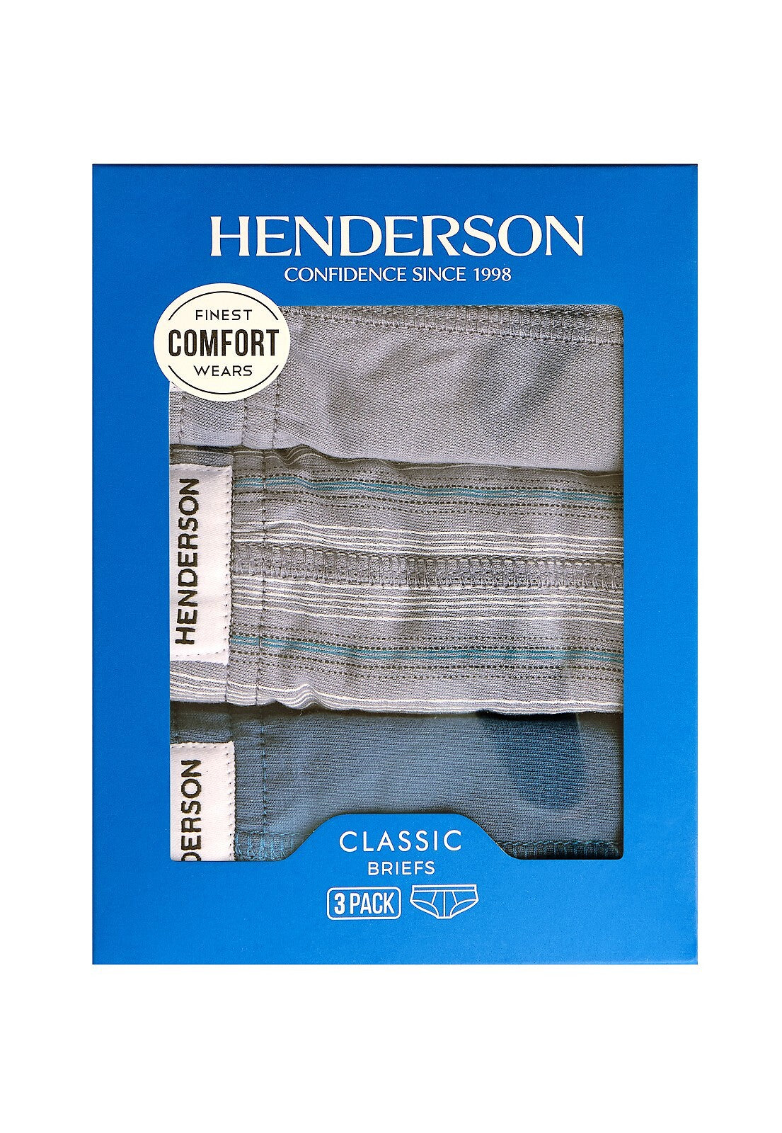 Slip da uomo in 100% cotone - pack da 3 pezzi - 1446 k656