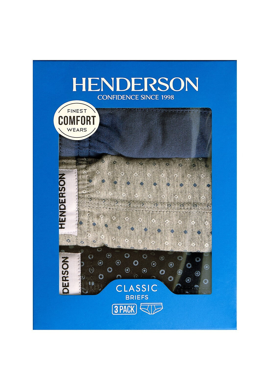 Slip da uomo in 100% cotone - pack da 3 pezzi - 1446 k657