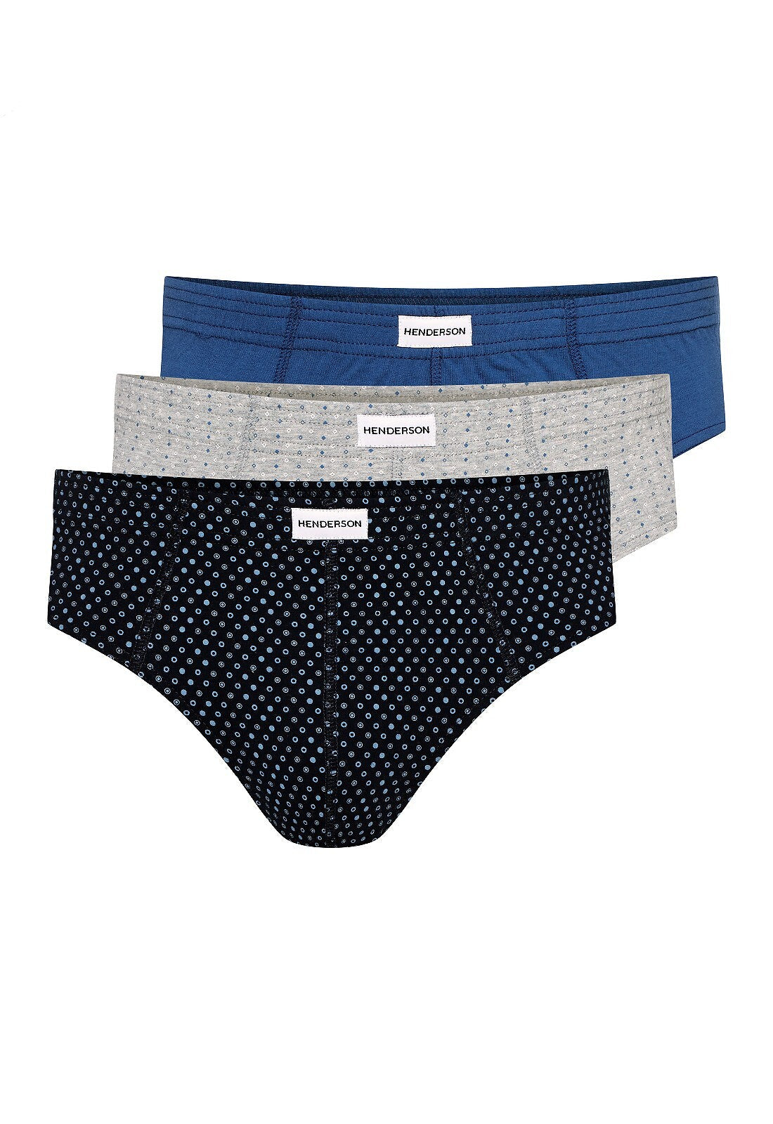 Slip da uomo in 100% cotone - pack da 3 pezzi - 1446 k657