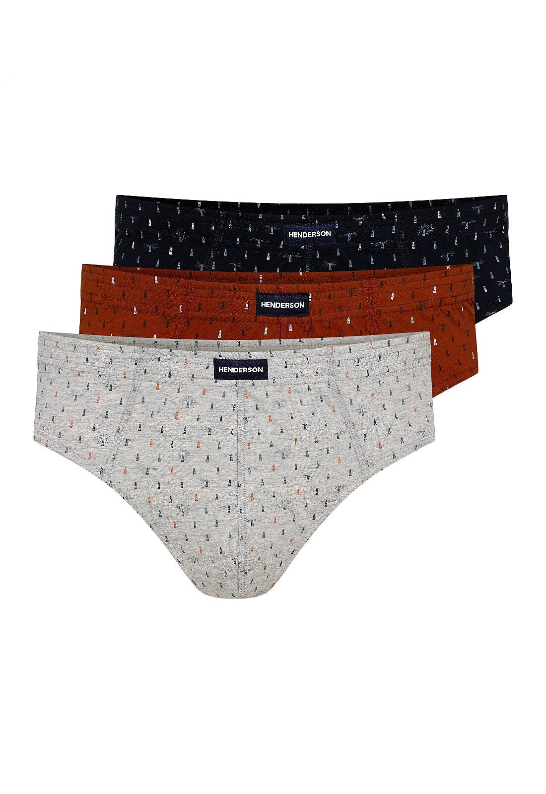 Slip da uomo in 100% cotone pack da 3 pezzi 1446 k659