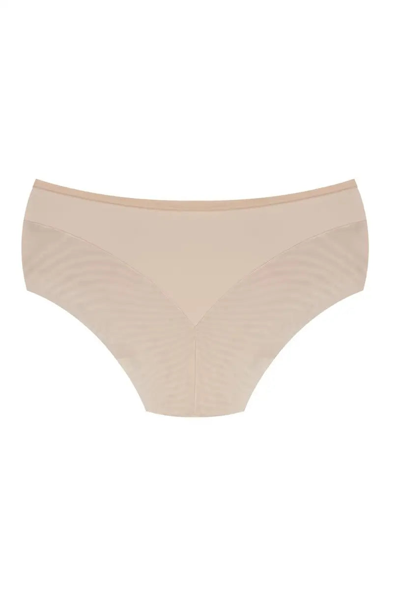 Slip da donna alti in pizzo - monaco - beige