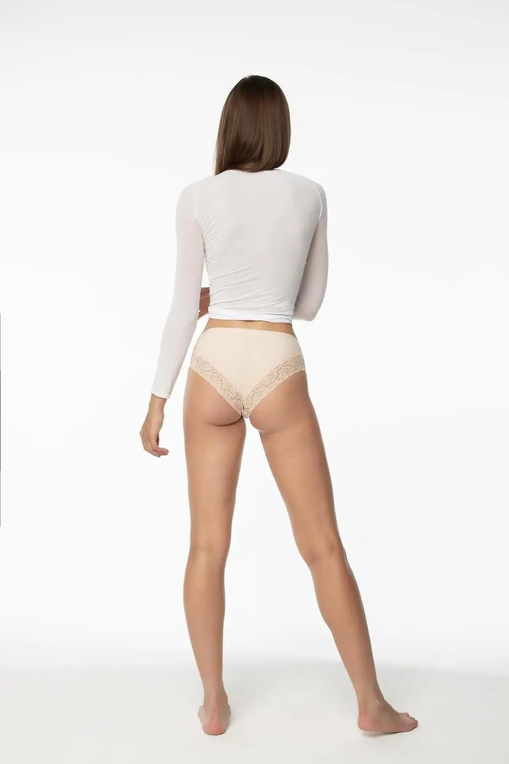 Slip da donna brasiliani cheekie brasil con retro in pizzo