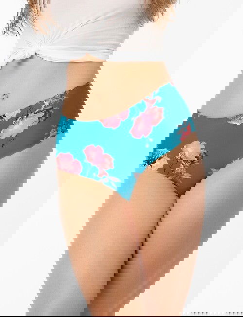 Slip donna brasiliani a vita alta - wild rose brasil maxi