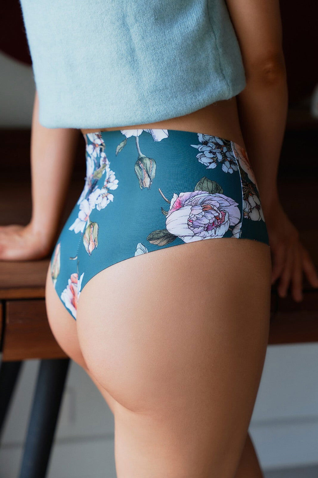 Slip donna brasiliano a vita alta simple tea rose brasil