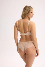 Slip da donna brasiliano in pizzo - isla jessia - beige