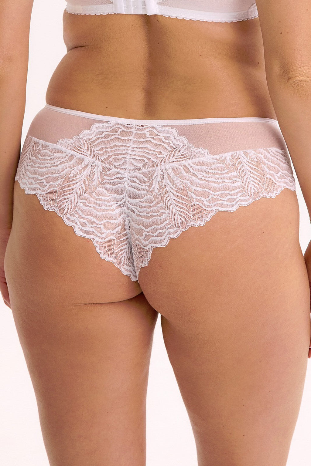 Slip da donna brasiliano in pizzo - isla jessia - bianco