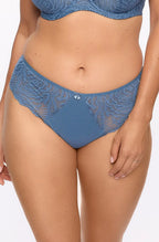 Slip da donna brasiliano in pizzo - isla jessia - turchese