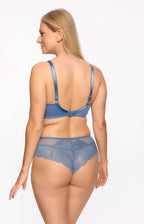 Slip da donna brasiliano in pizzo - isla jessia - turchese