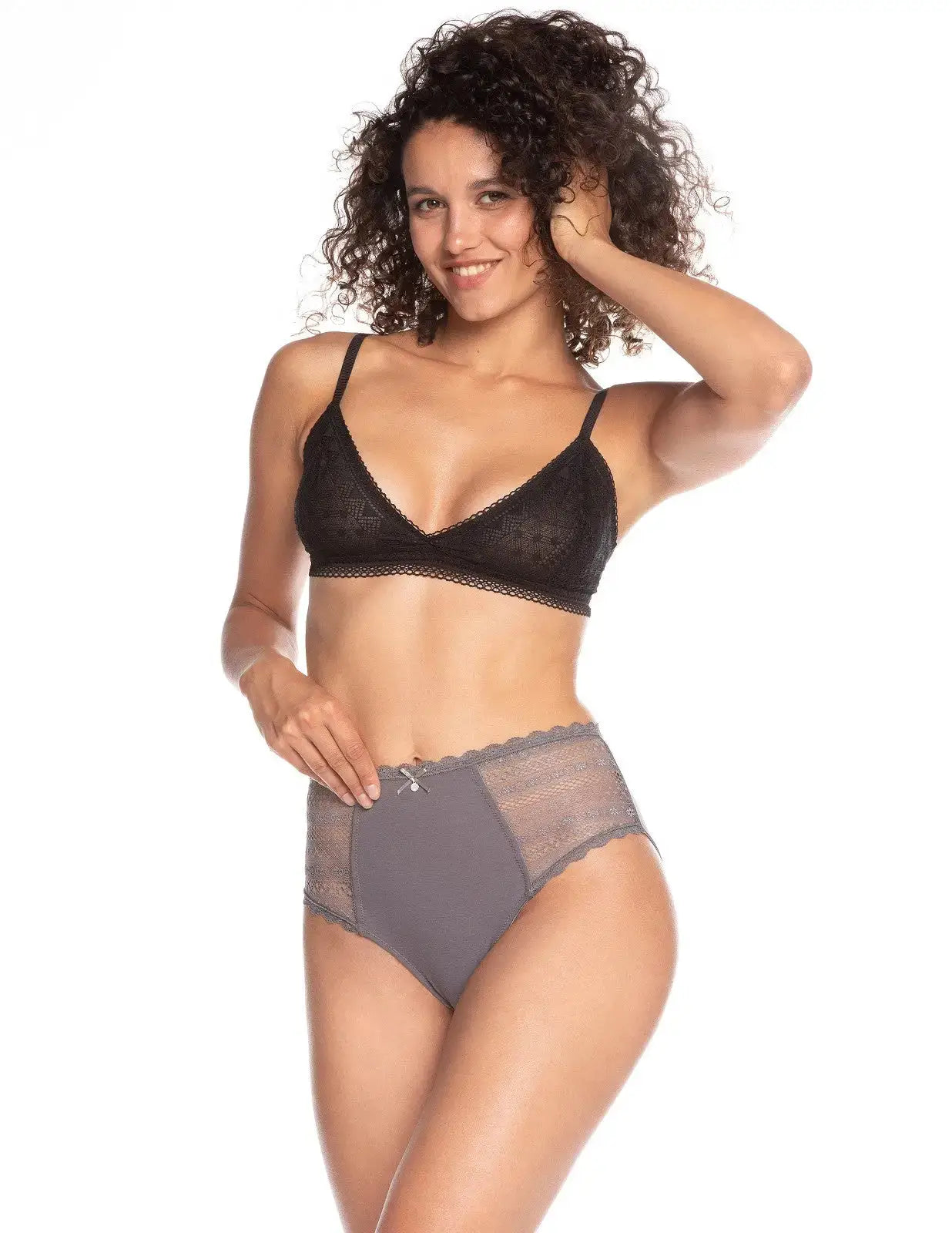 Slip donna in cotone elasticizzato - l-1440 md - pack da 2