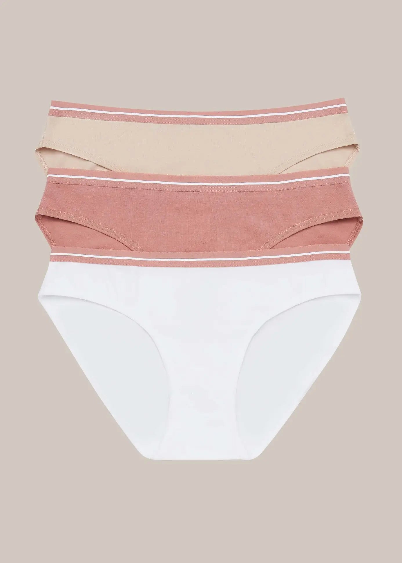 Slip donna in cotone elasticizzato - pack da 3 pezzi