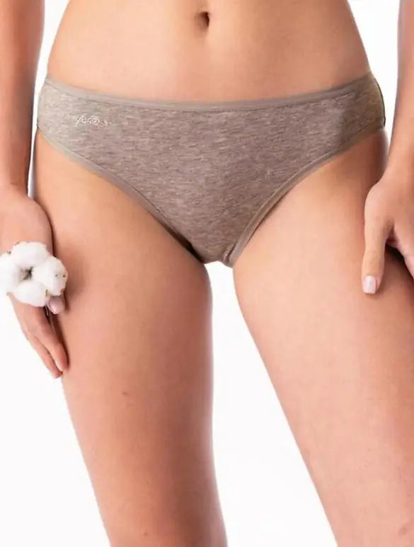 Slip da donna in cotone elasticizzato | pack due pezzi