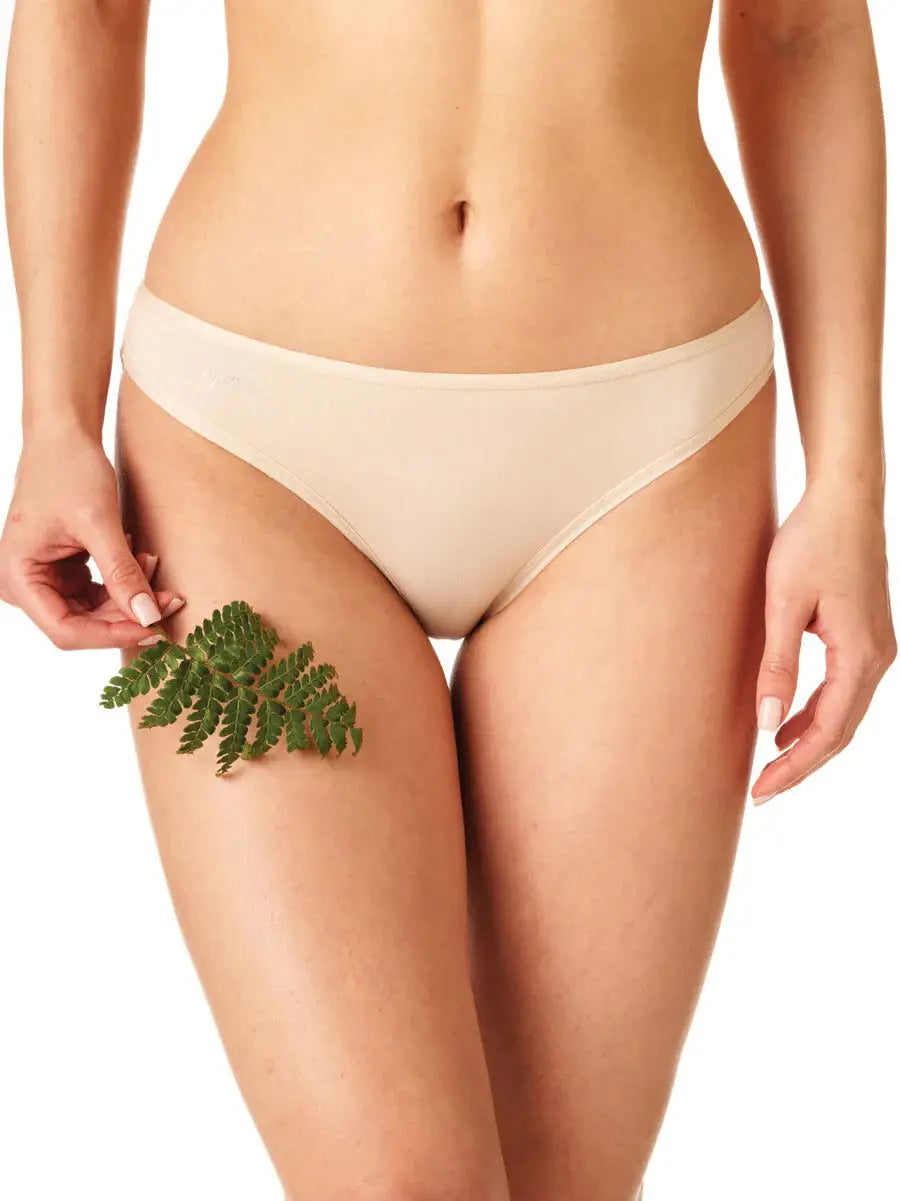 Slip da donna in cotone elasticizzato | pack due pezzi