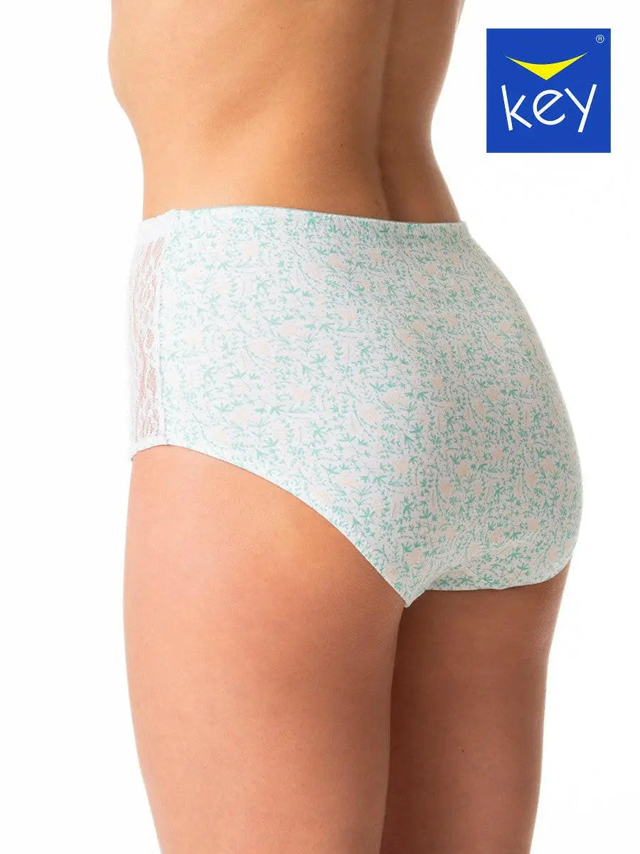 Slip donna in cotone elasticizzo a vita alta - confezione