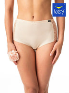 Slip donna in cotone elasticizzo a vita alta - confezione