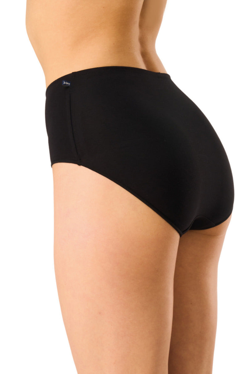Slip donna in bambù elasticizzato a vita alta natural