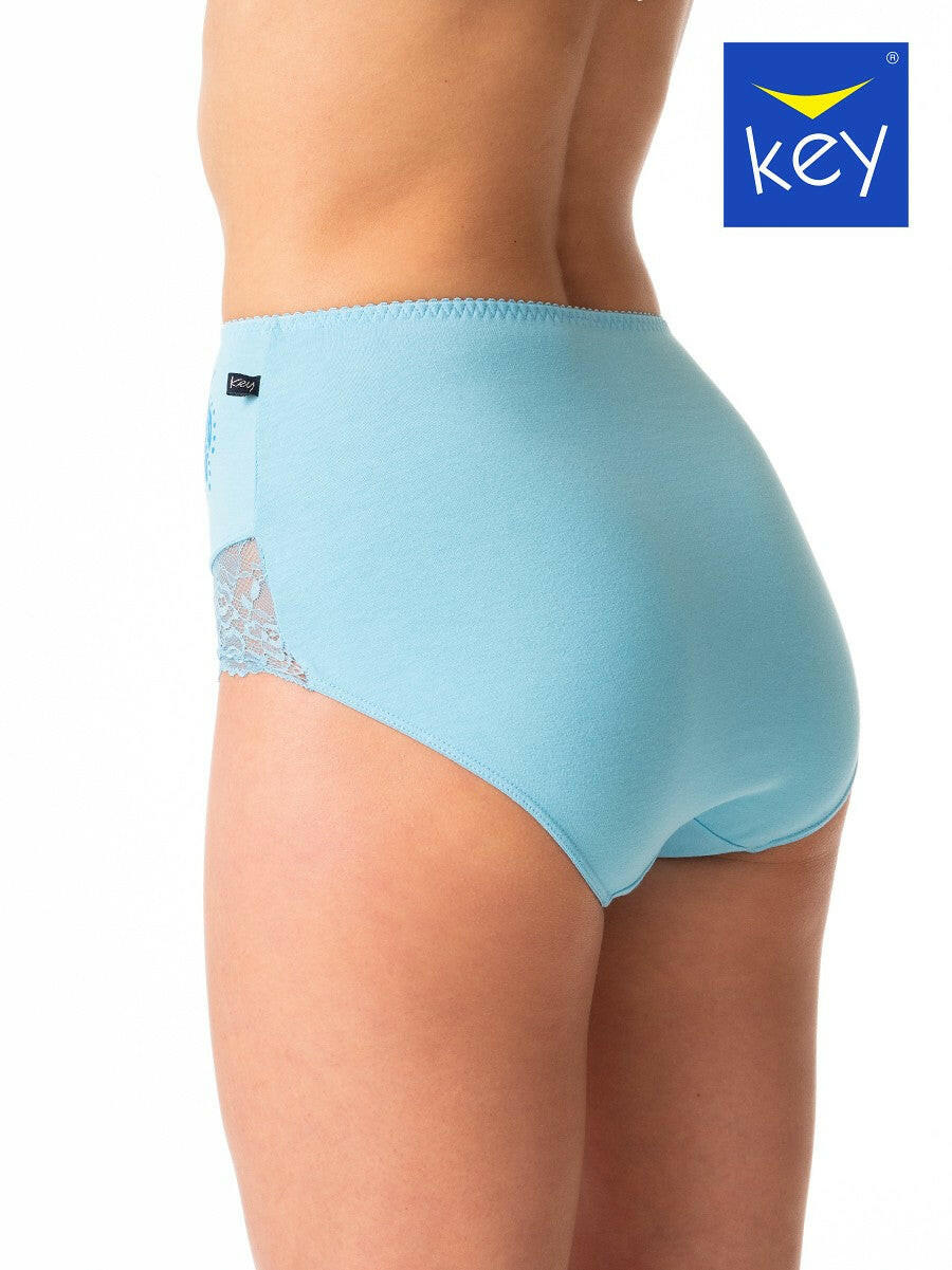 Slip donna in cotone elasticizzo a vita alta - confezione