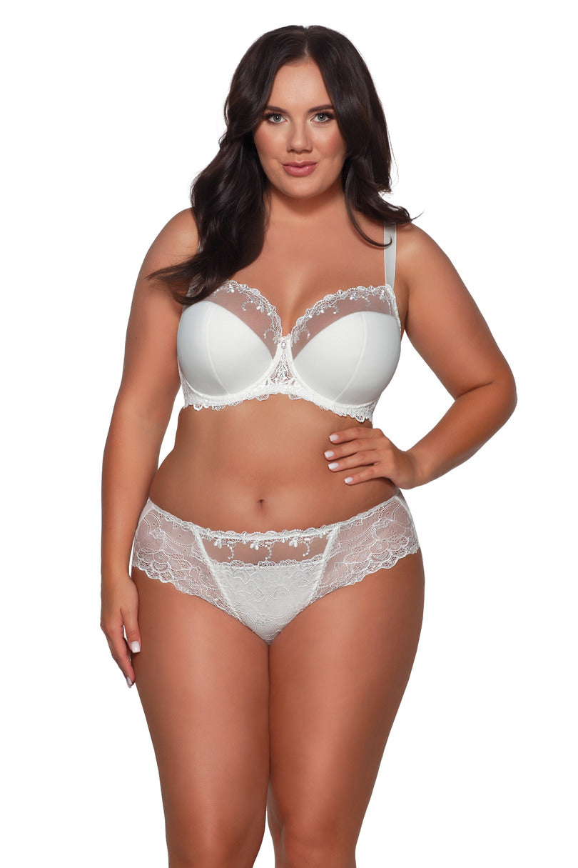 Slip donna in pizzo - evangeline - ecru