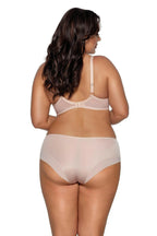 Slip donna in microfibra e pizzo - azalea - nero - 2111
