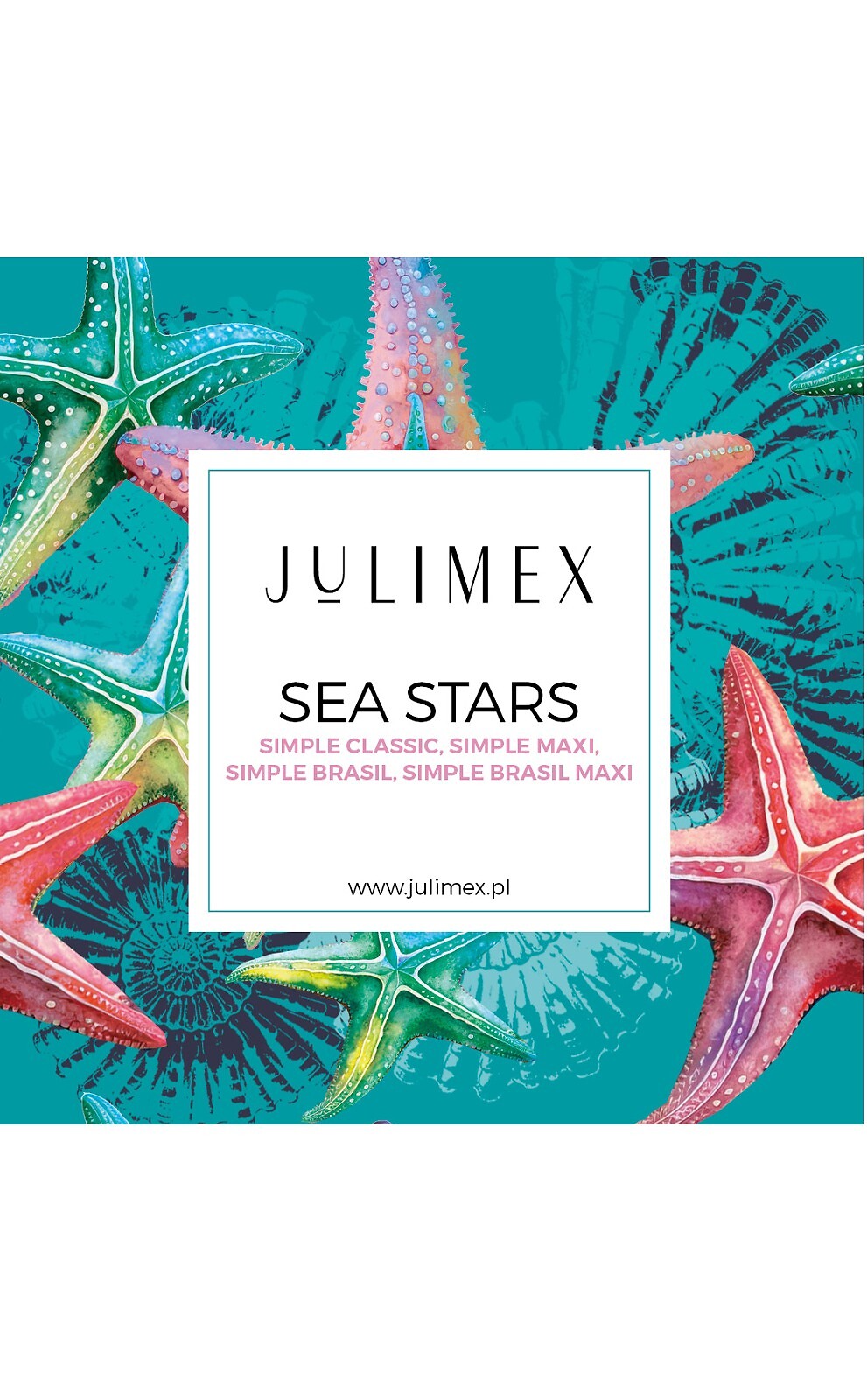 Slip da donna in microfibra ultralight - sea stars simple