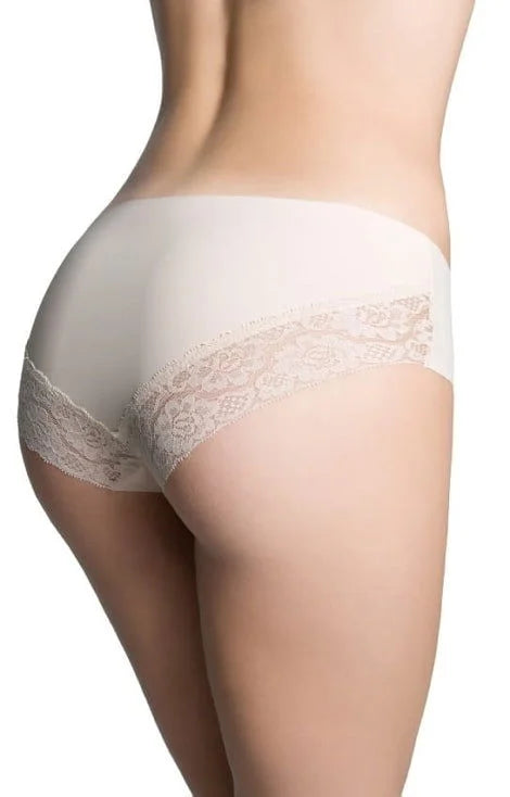Slip donna in microfibra ultrapiatto con pizzo - cheekie