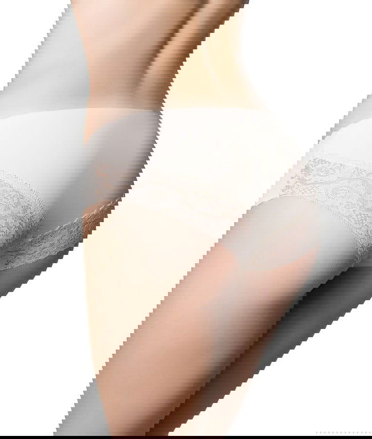 Slip donna in microfibra ultrapiatto con pizzo - cheekie