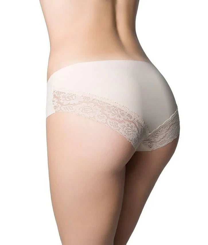 Slip donna in microfibra ultrapiatto con pizzo - cheekie