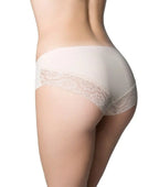 Slip donna in microfibra ultrapiatto con pizzo - cheekie