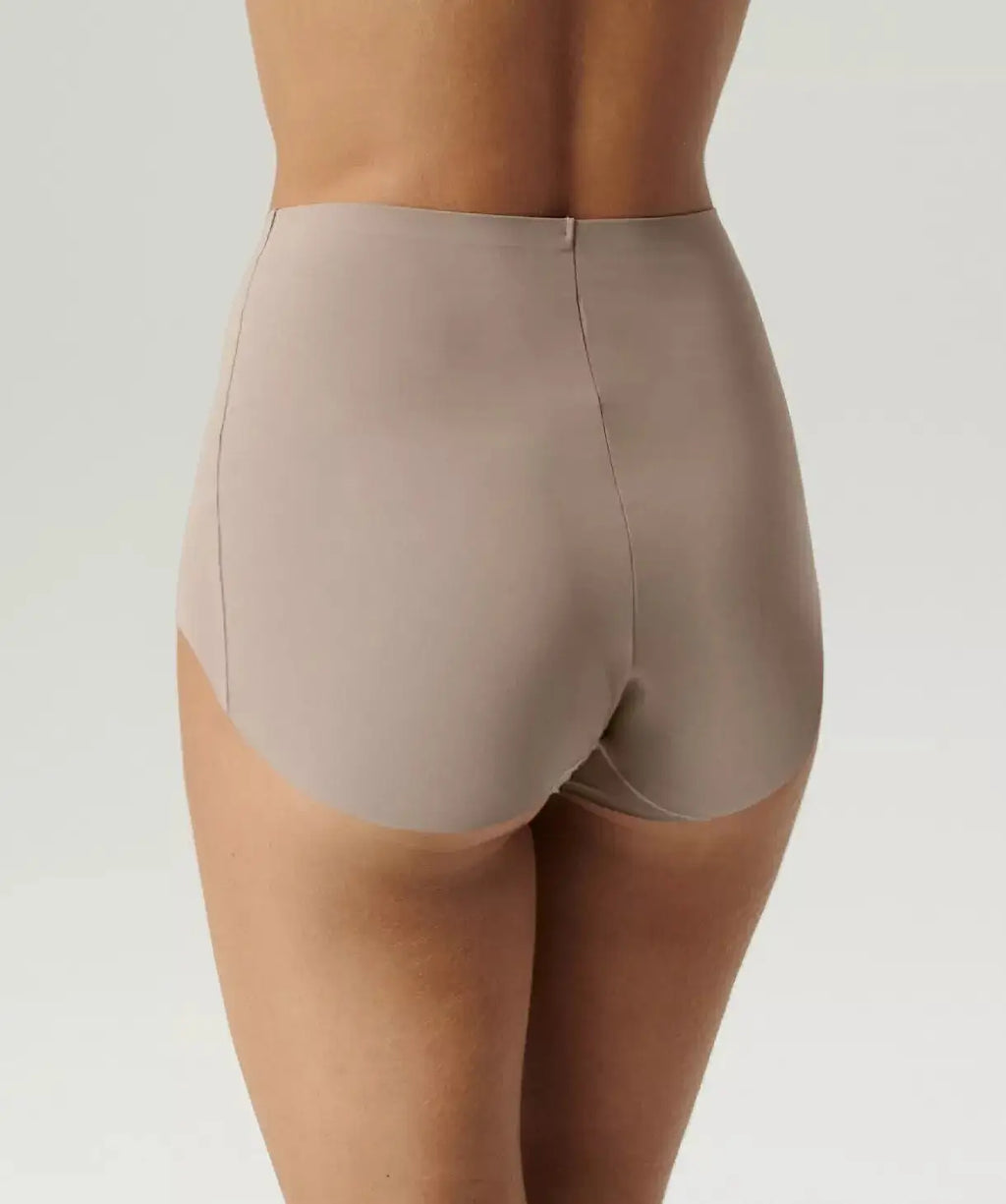 Slip donna modello maxi in microfibra - laser cut ls-003