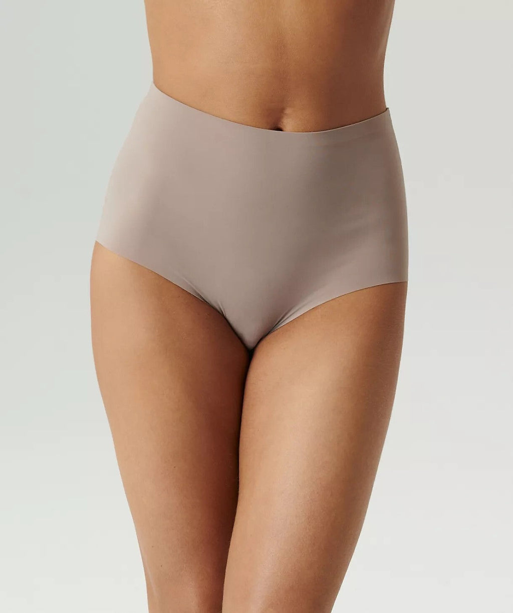 Slip donna modello maxi in microfibra - laser cut ls-003