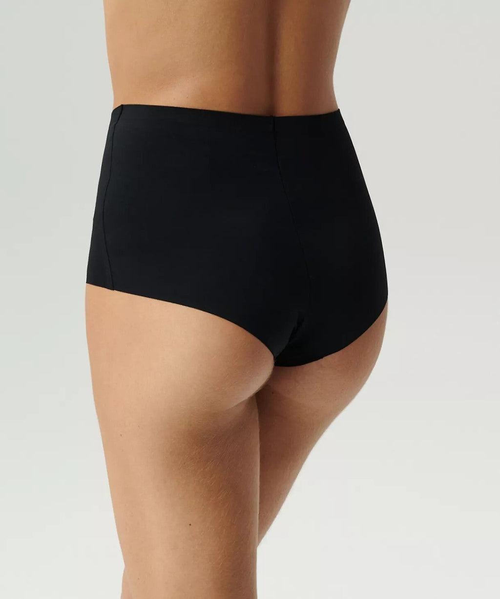 Slip donna modello maxi in microfibra - laser cut ls-003