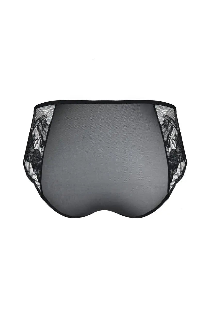 Slip da donna in pizzo - amelia - nero