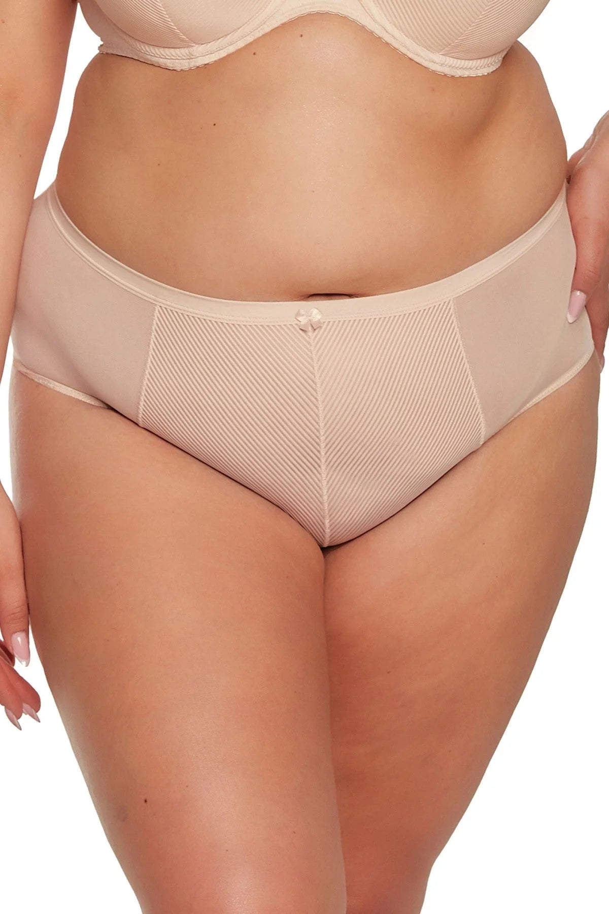 Slip donna ribbed & mesh – texture a costine e dettagli