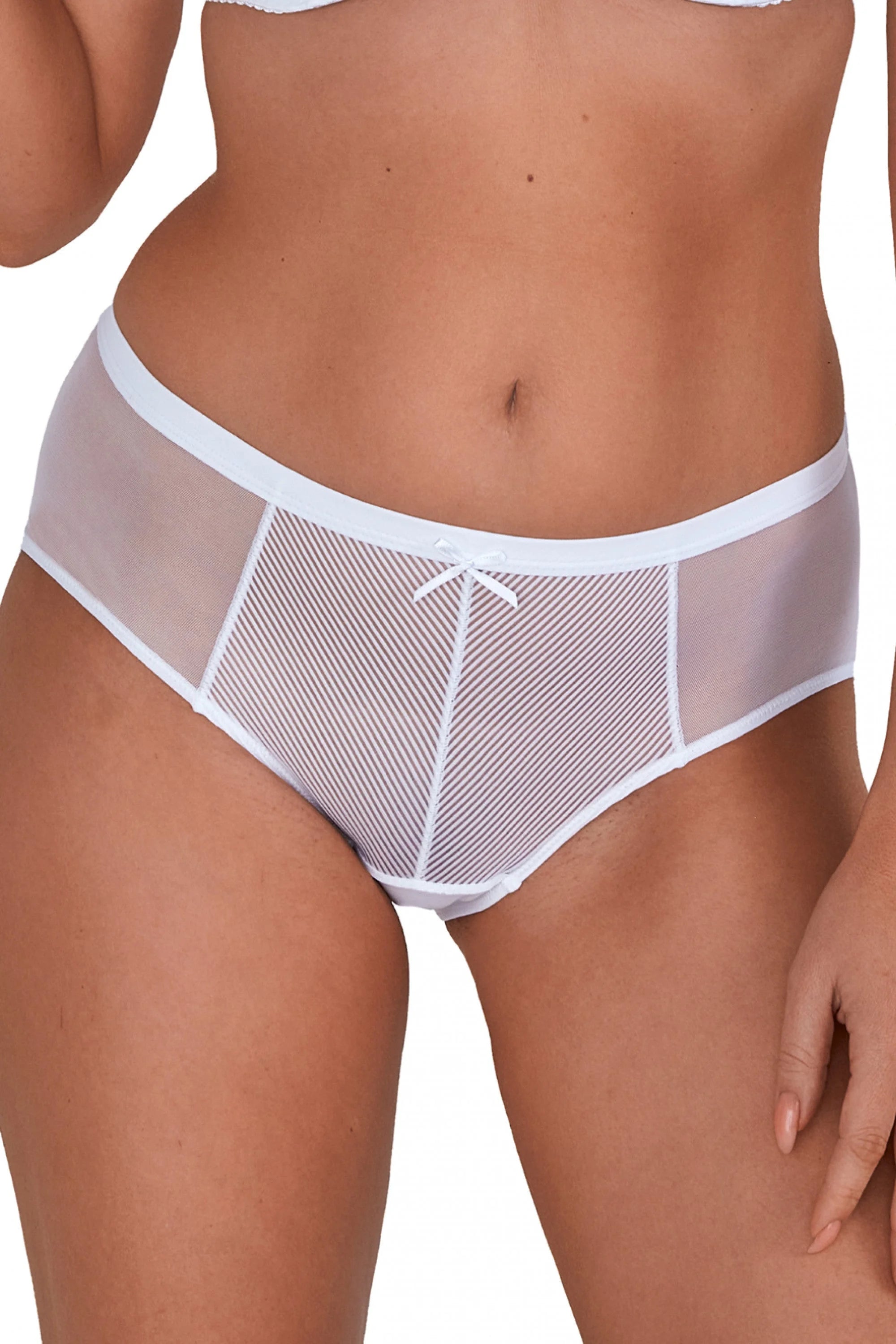 Slip donna ribbed & mesh – texture a costine e dettagli