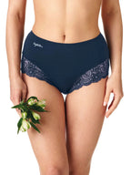 Slip da donna a vita alta in cotone elasticizzato | pack
