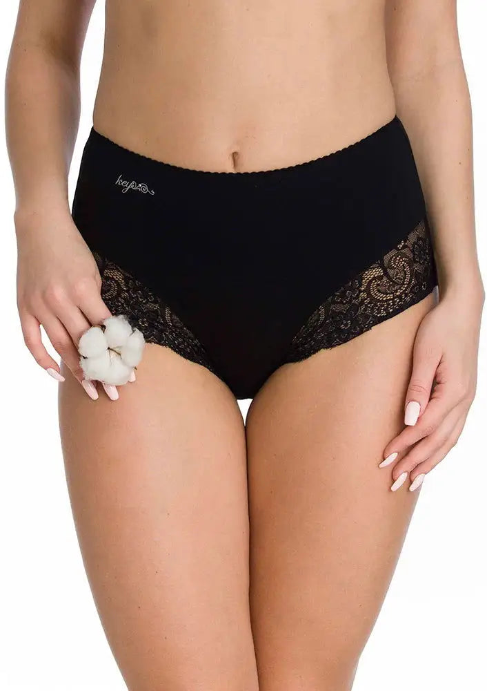 Slip da donna a vita alta in cotone elasticizzato | pack