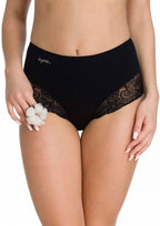 Slip da donna a vita alta in cotone elasticizzato | pack