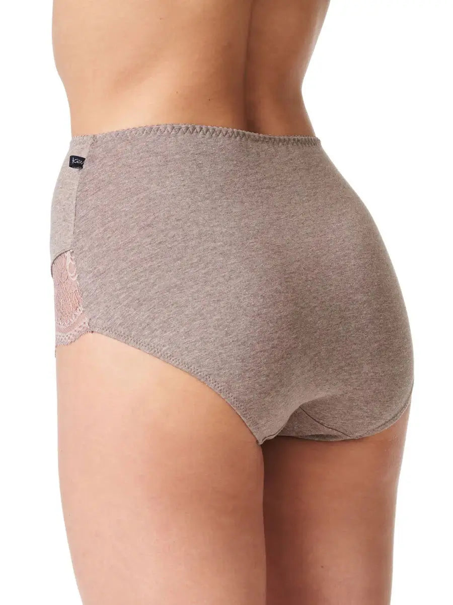 Slip da donna a vita alta in cotone elasticizzato | pack